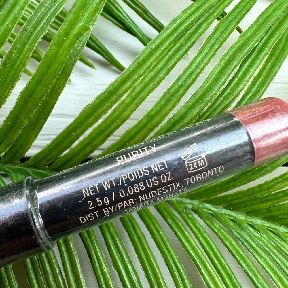NEW NUDESTIX Intense Matte Lip + Cheek Pencil in Purity Travel Size